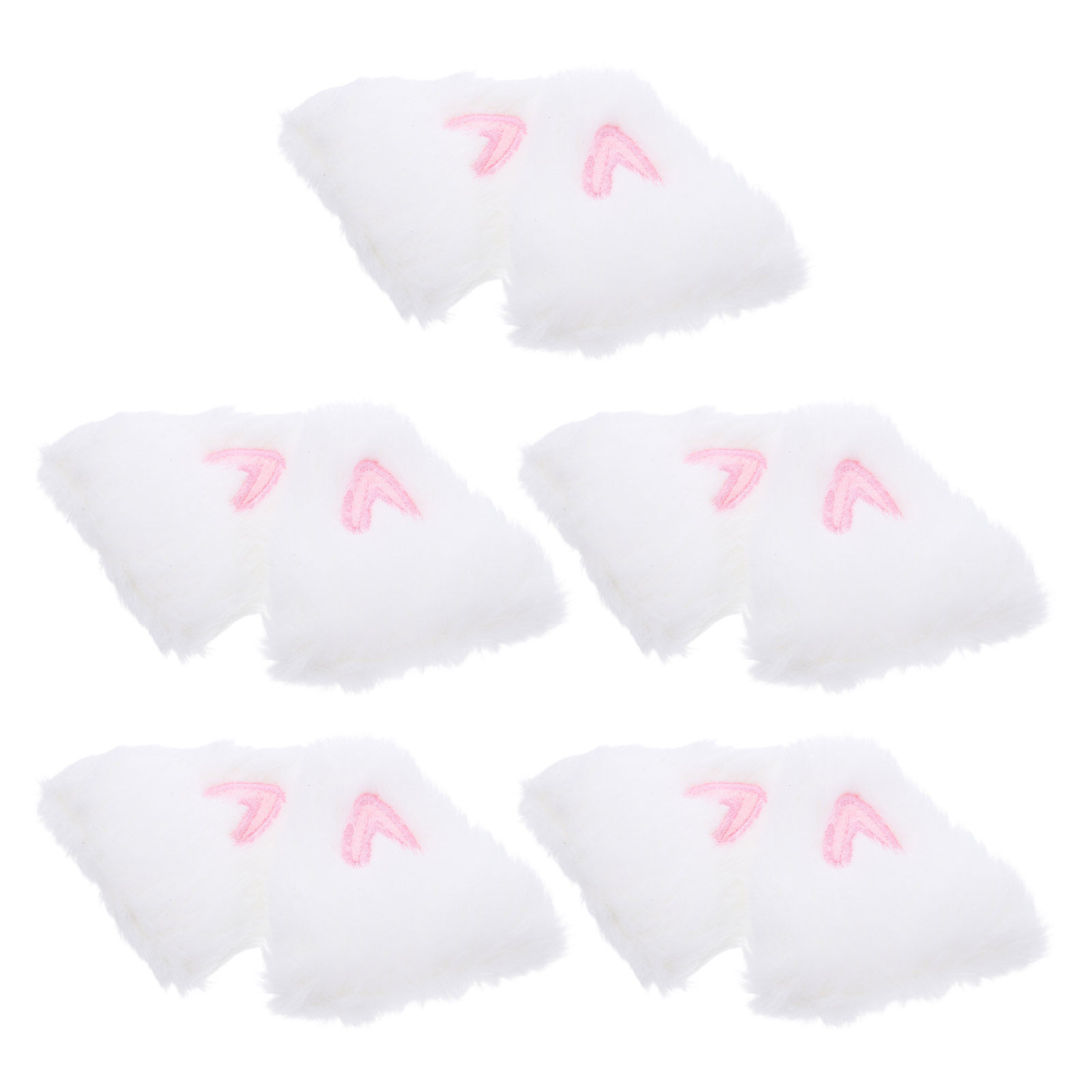 Craft Embellishment - 10Pcs Cute Bunny Ear Charms Vibrant