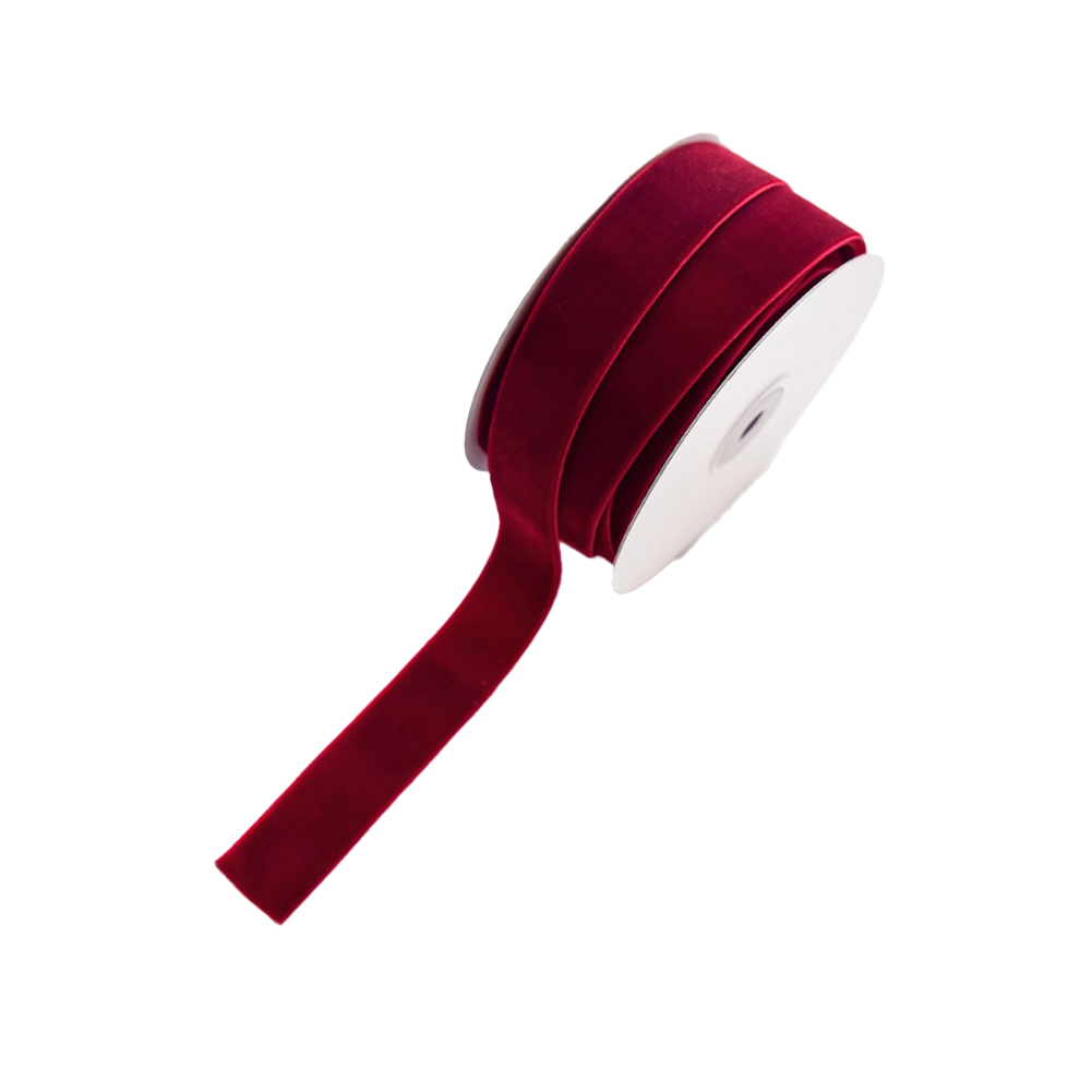 Velvet Ribbon Roll - 10M Roll Cloth Ribbon with Velvet
