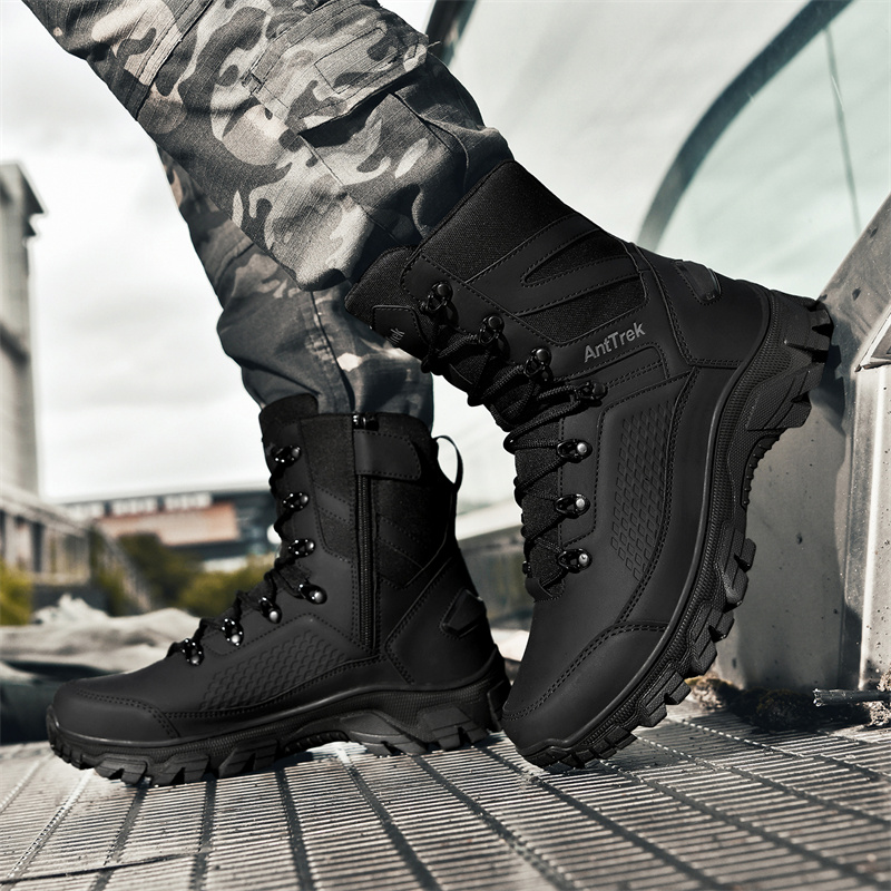 2025 New Tactical Boots Men Bo - Guipure Lace Panel ulasan dan harga