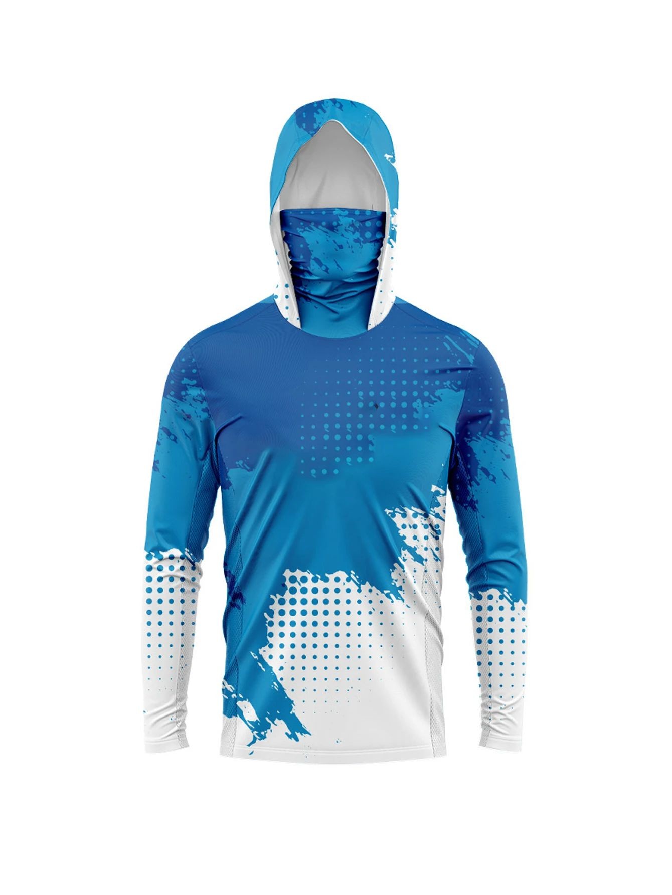 Outdoor Men Fishing Hooded Shi - Embellish Knit ulasan dan harga