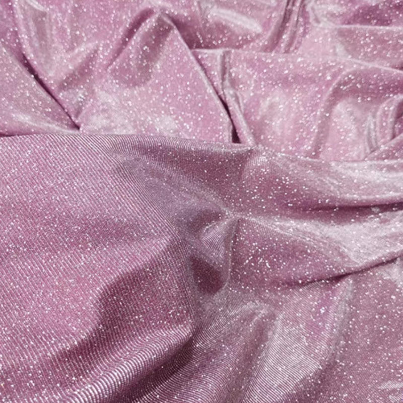 Shimmer Moonlight Glitter Nylo - Sequin Fabric Panel ulasan dan harga