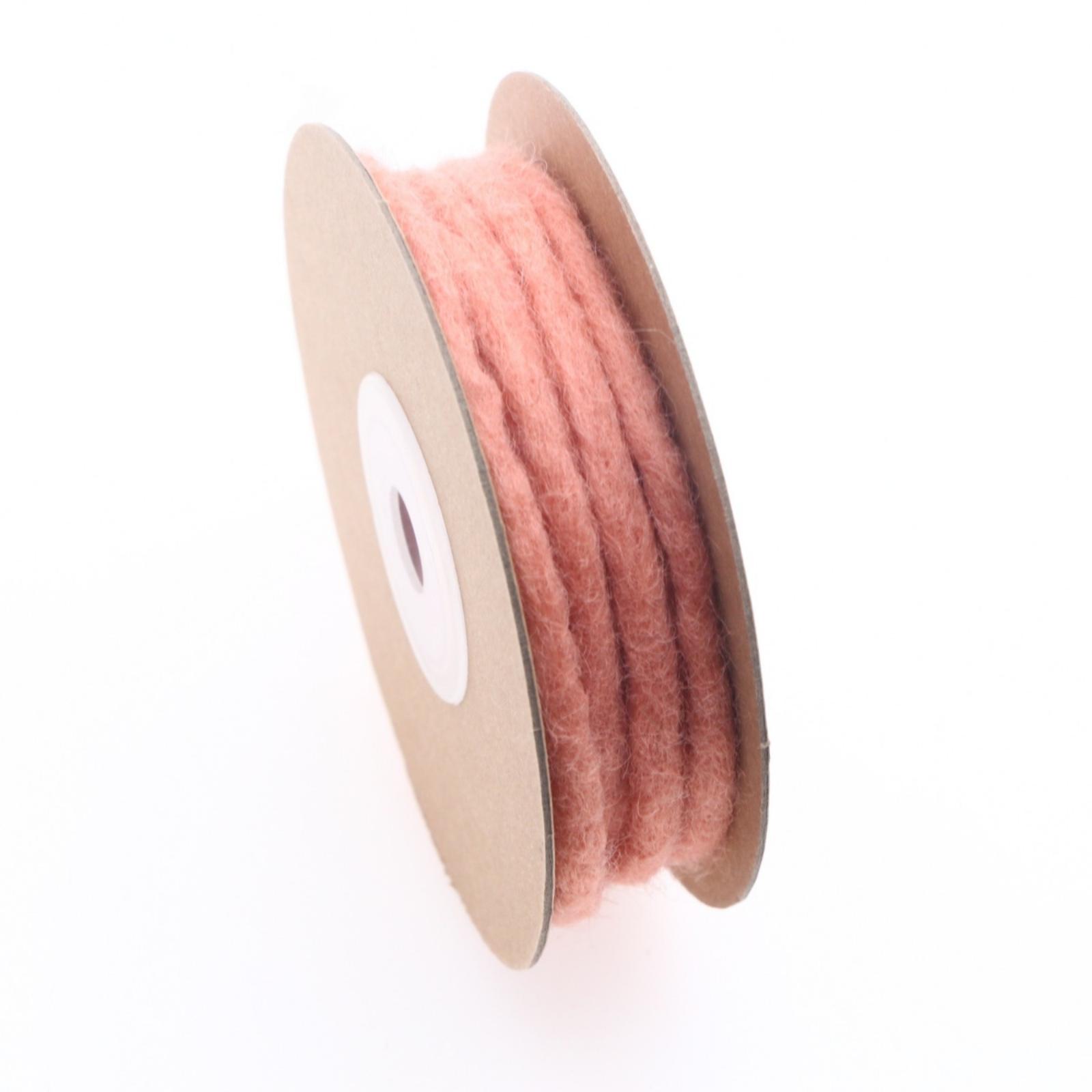 Pure Wool Felt Ribbon Round Co - Cord Trim Twisted ulasan dan harga