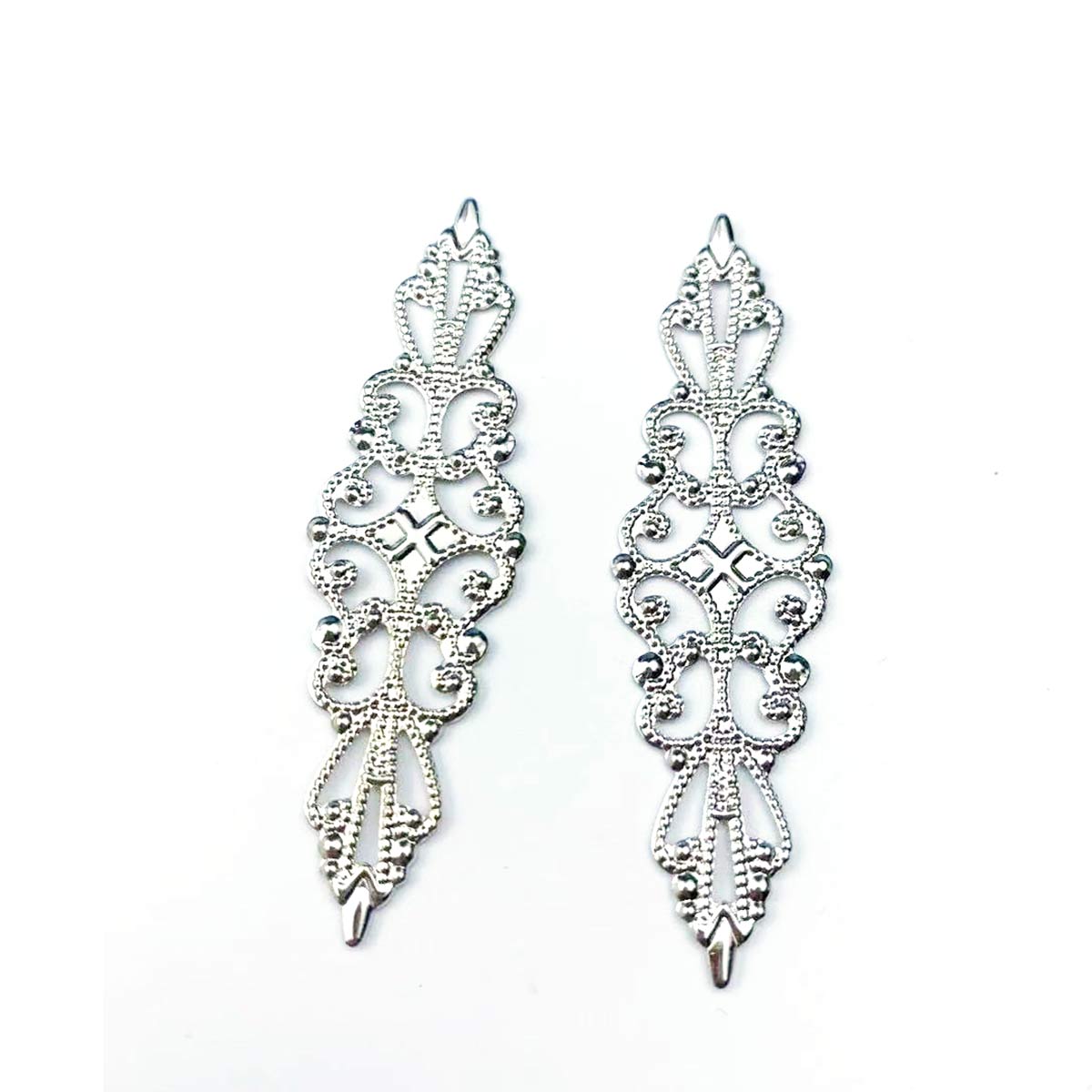200PCS Hollow Rhombus Charm Fi - Craft Embellishment ulasan dan harga