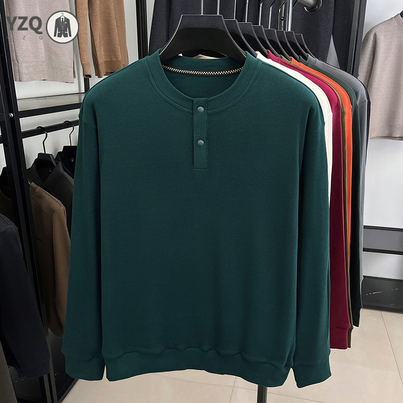 Warm Brushed Knit Henley Long  - Embellish Knit ulasan dan harga