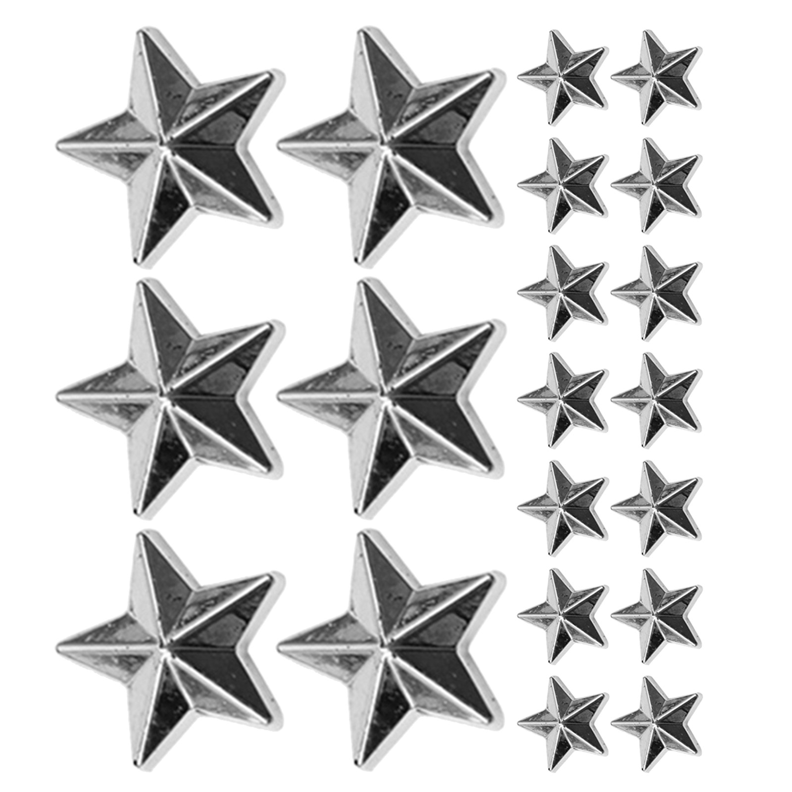 300Pcs Flat Back Acrylic Star  - Craft Embellishment ulasan dan harga