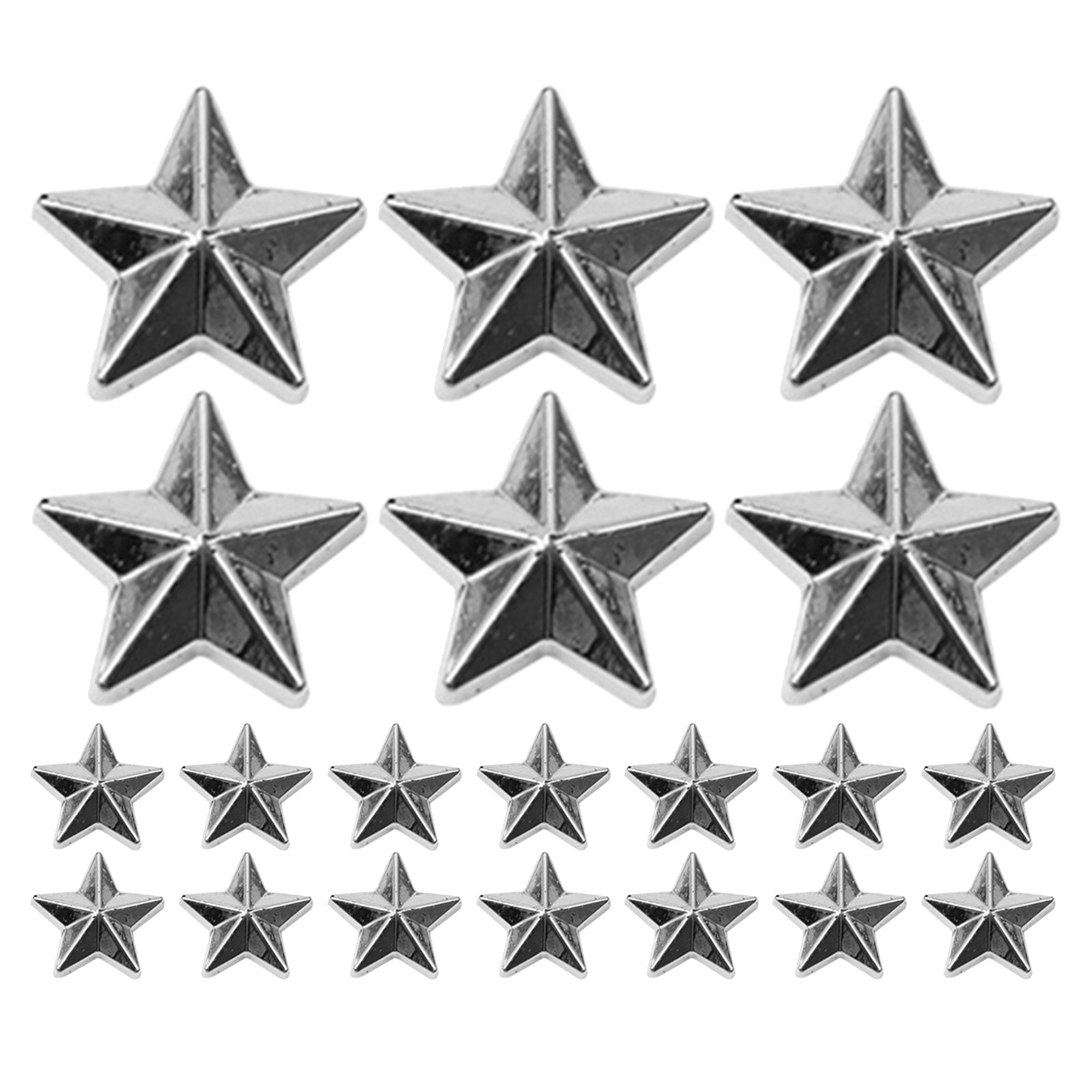300Pcs Flat Back Acrylic Star  - Craft Embellishment ulasan dan harga