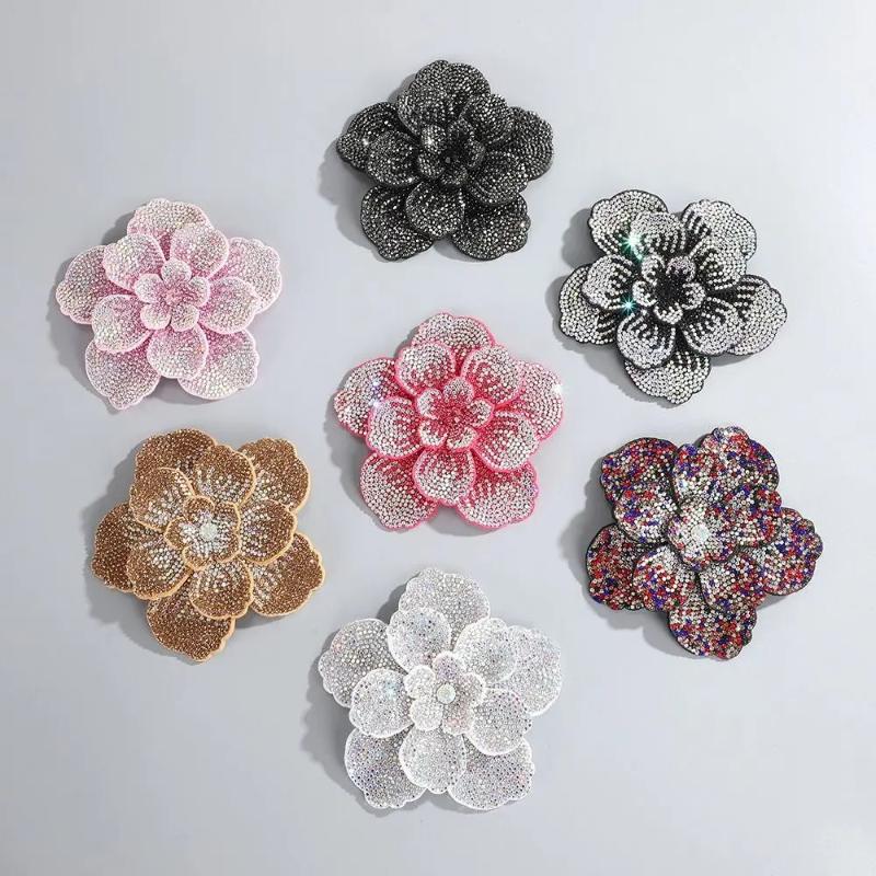 1pc Three-dimensional Camellia - Craft Embellishment ulasan dan harga