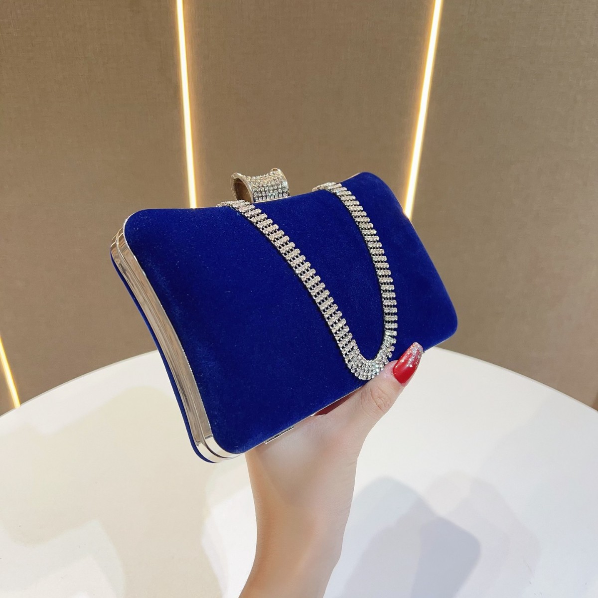 2025 Velvet Banquet Bag Women’ - Tassel Fringe Trim ulasan dan harga