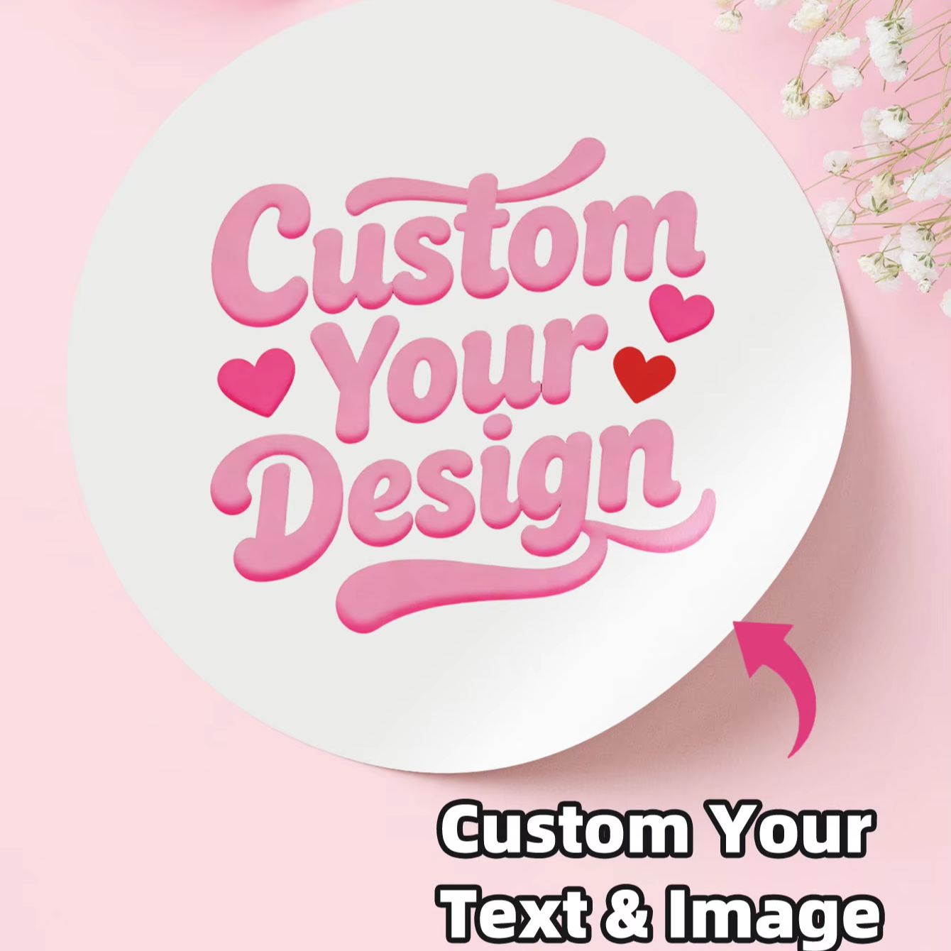 1‑120Pcs Custom Round Stickers - Embellishments For Scrapbooking ulasan dan harga