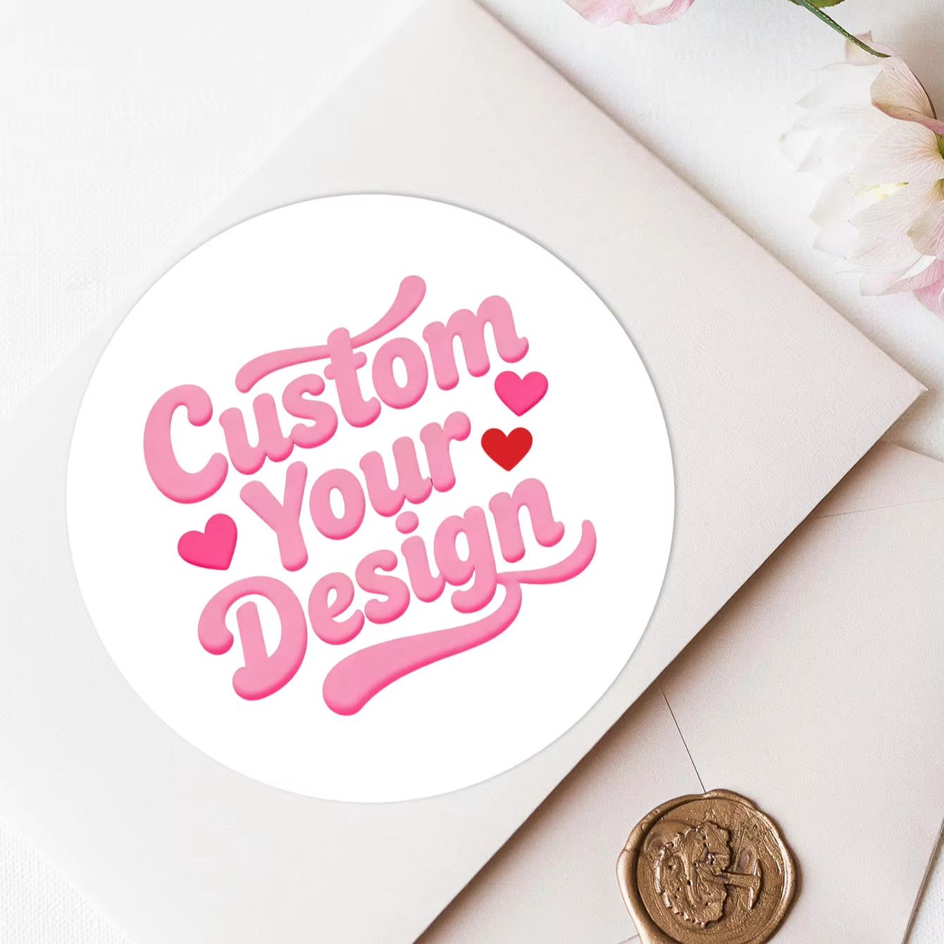 1‑120Pcs Custom Round Stickers - Embellishments For Scrapbooking ulasan dan harga