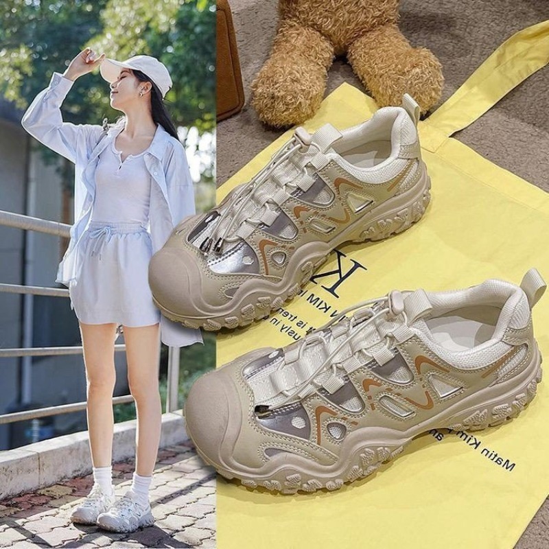 Ladies Outdoor Trekking Sneake - Guipure Lace Panel ulasan dan harga
