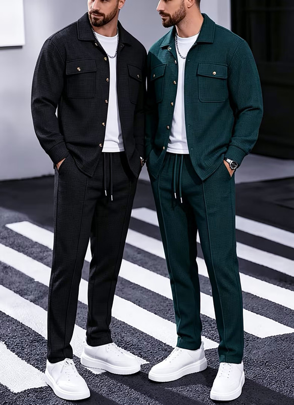 Men's Spring and Autumn Hot St - Embellish Knit ulasan dan harga