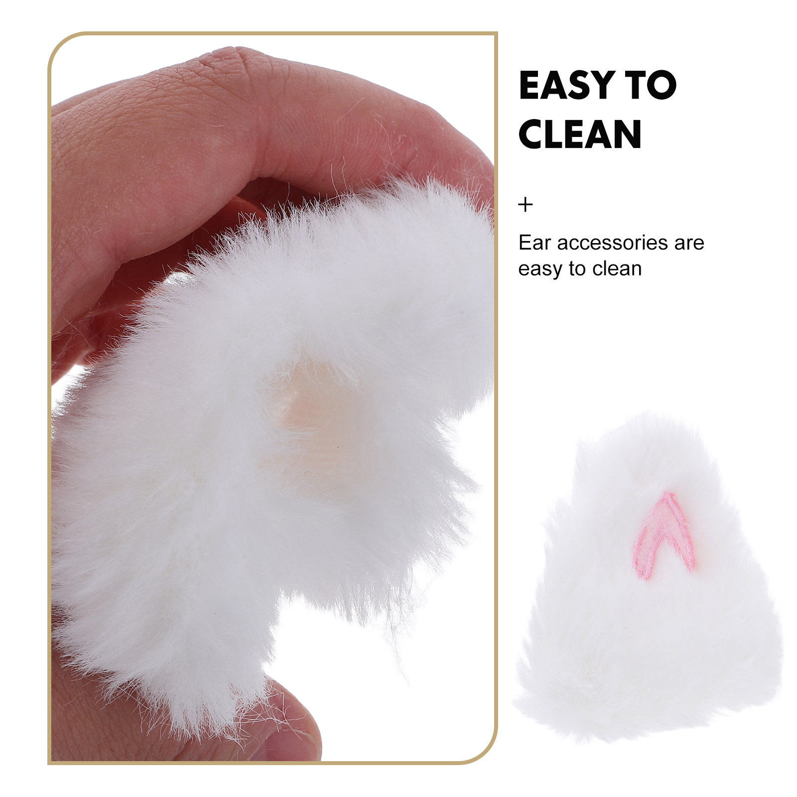 10Pcs Cute Bunny Ear Charms Vi - Craft Embellishment ulasan dan harga