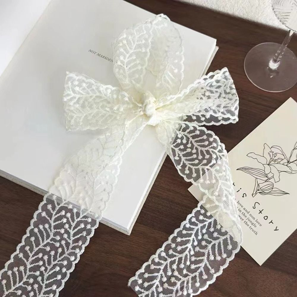 5 Yards Pure Cotton Sewing Tri - Lace Ribbon Trim ulasan dan harga