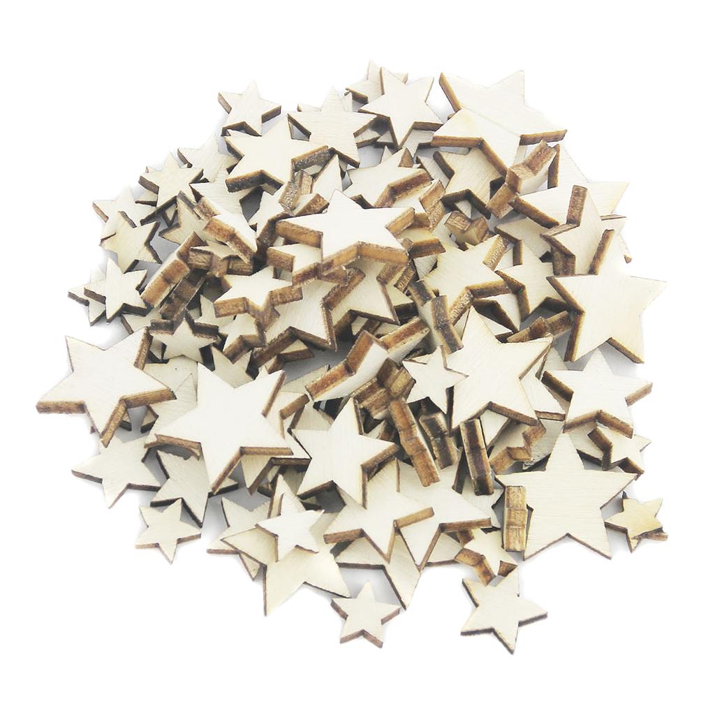 Basswood Craft Star Slices Nat - Craft Embellishment ulasan dan harga