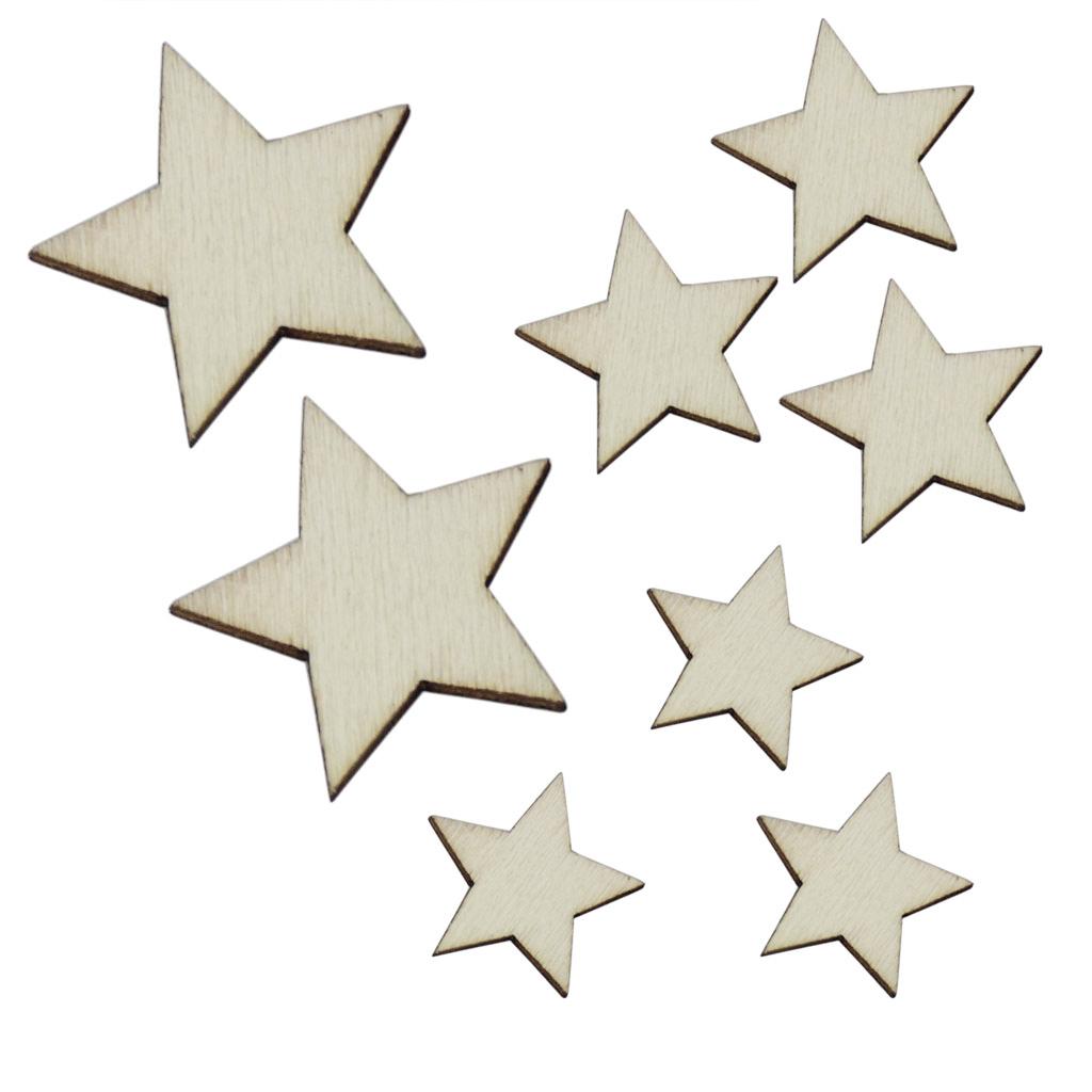 Basswood Craft Star Slices Nat - Craft Embellishment ulasan dan harga