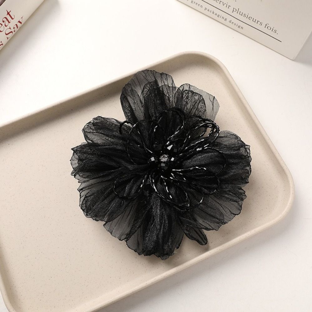 Organza Fabric Flower Patch Be - Applique Patch Flower ulasan dan harga